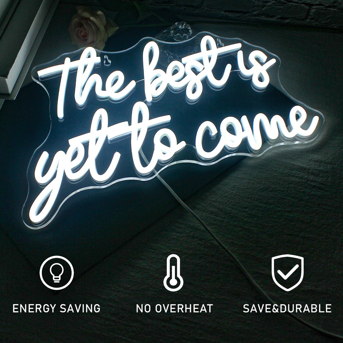 The Best is Yet to Come 5V USB LED Neon Sign - Budget Friendly