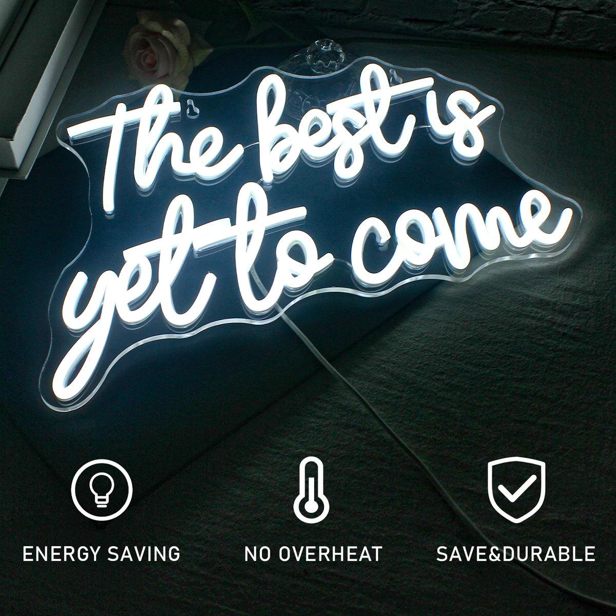 The Best is Yet to Come – LED-neonbord (5 V USB)
