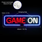 Game On 5V USB LED Neon Sign - Budget Friendly