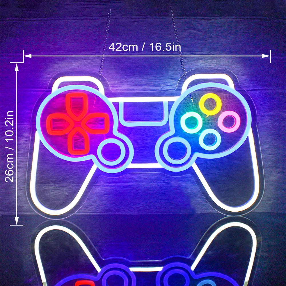 Gamer 5V USB LED Neon Sign - Budget Friendly