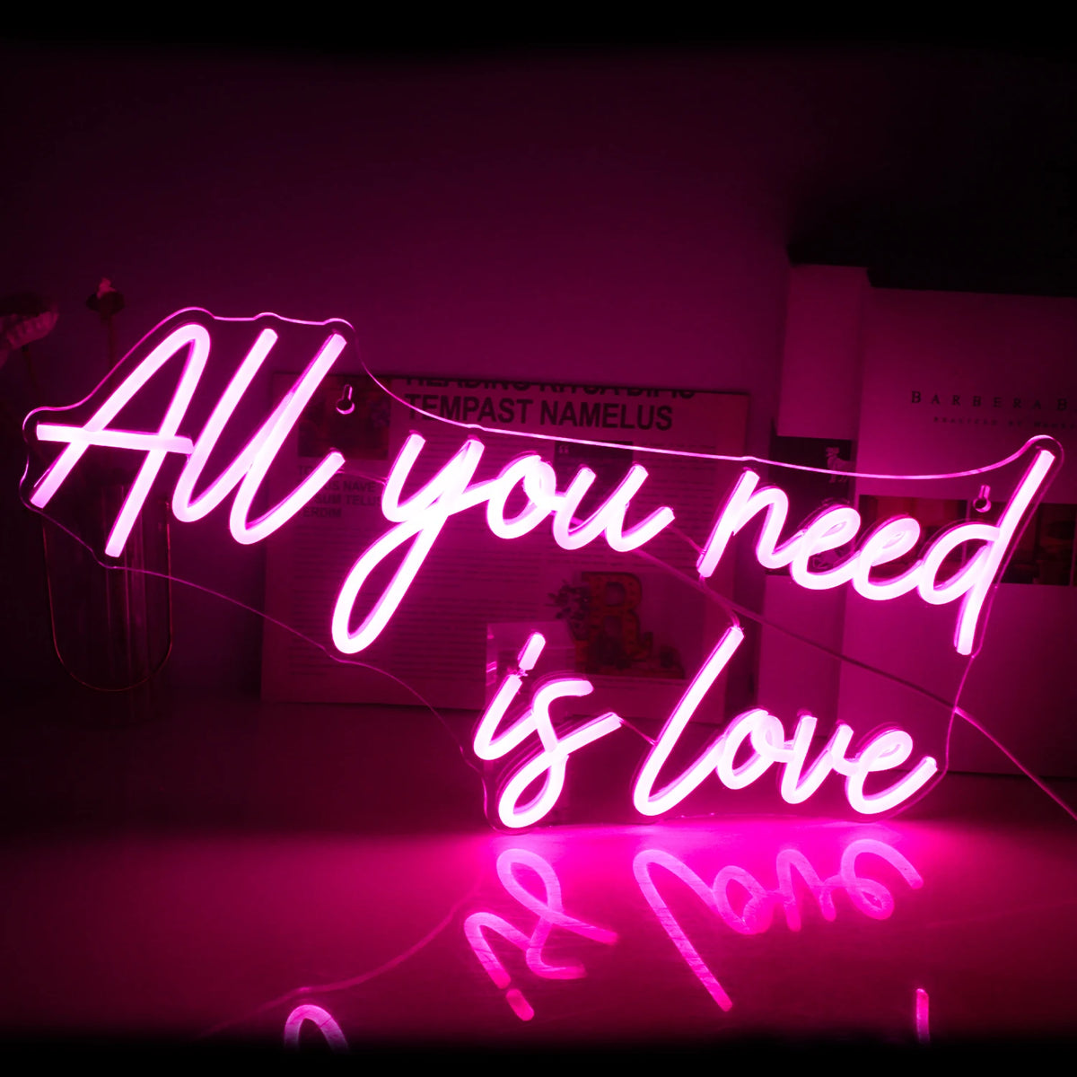 All You Need is Love 5V USB LED Neon Sign - Budgetvriendelijk