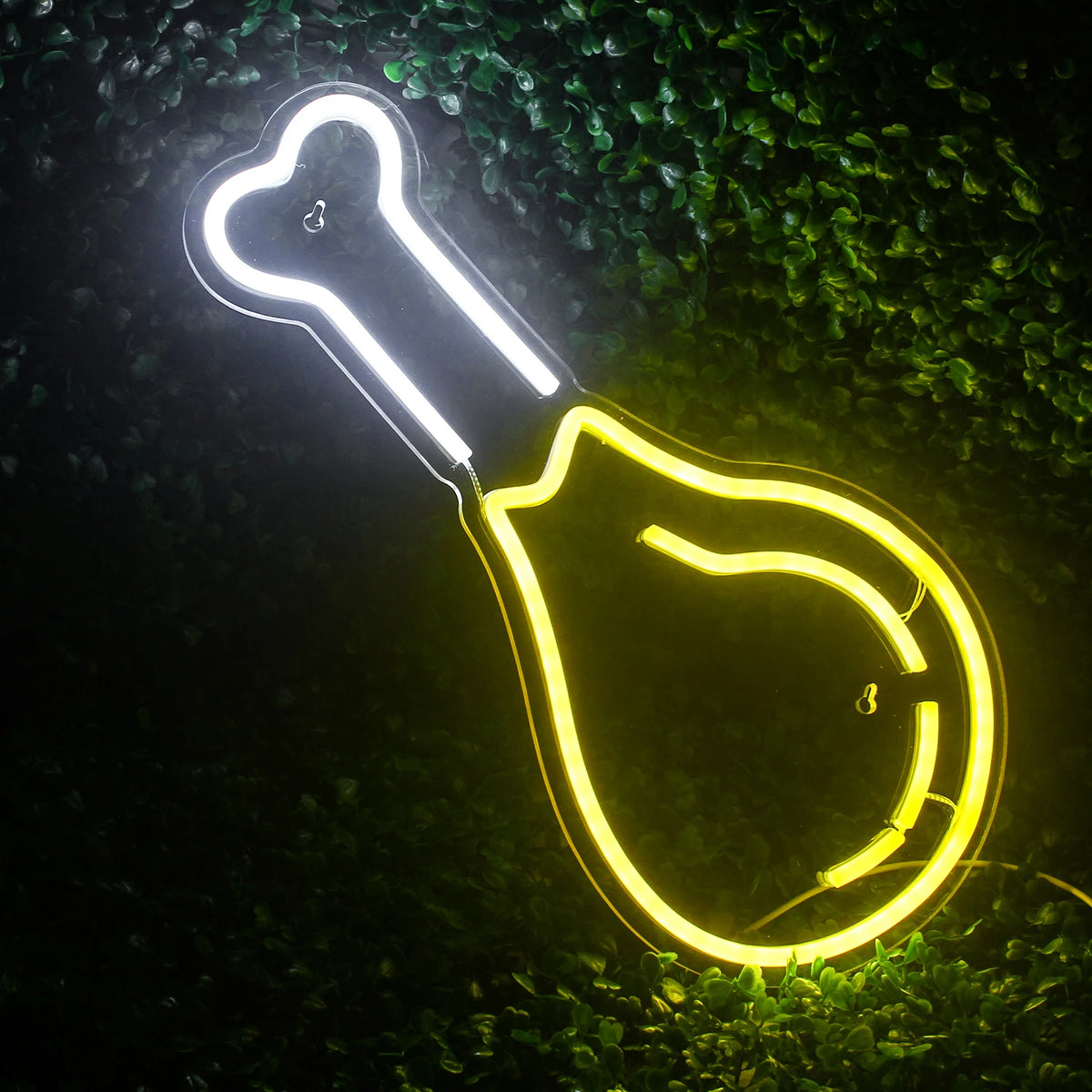 Chicken Drumstick 5V USB LED Neon Sign - Budget Friendly
