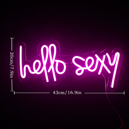 Hello Sexy 5V USB LED Neon Sign - Budget Friendly