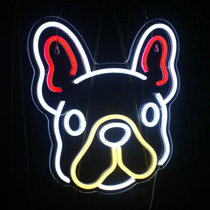 Cute Dog 5V USB LED Neon Sign - Budget Friendly