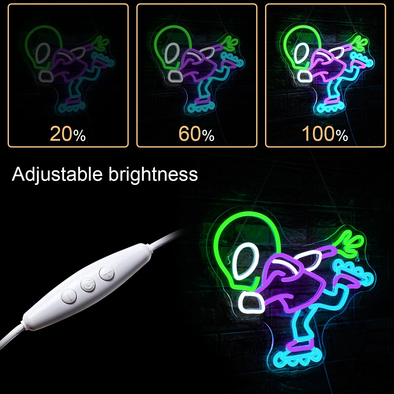Alien 5V USB LED Neon Sign - Budgetvriendelijk