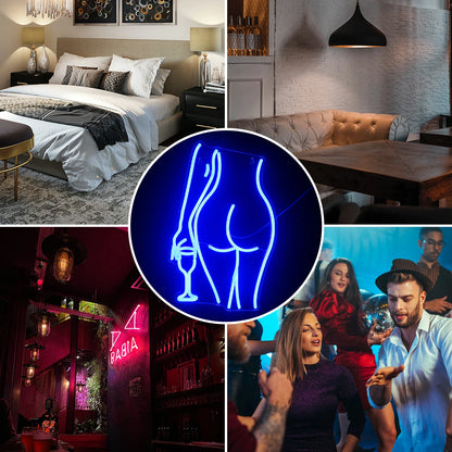 Sexy Lady 5V USB LED Neon Sign - Budget Friendly