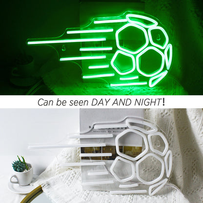 Soccer 5V USB LED Neon Sign - Budget Friendly