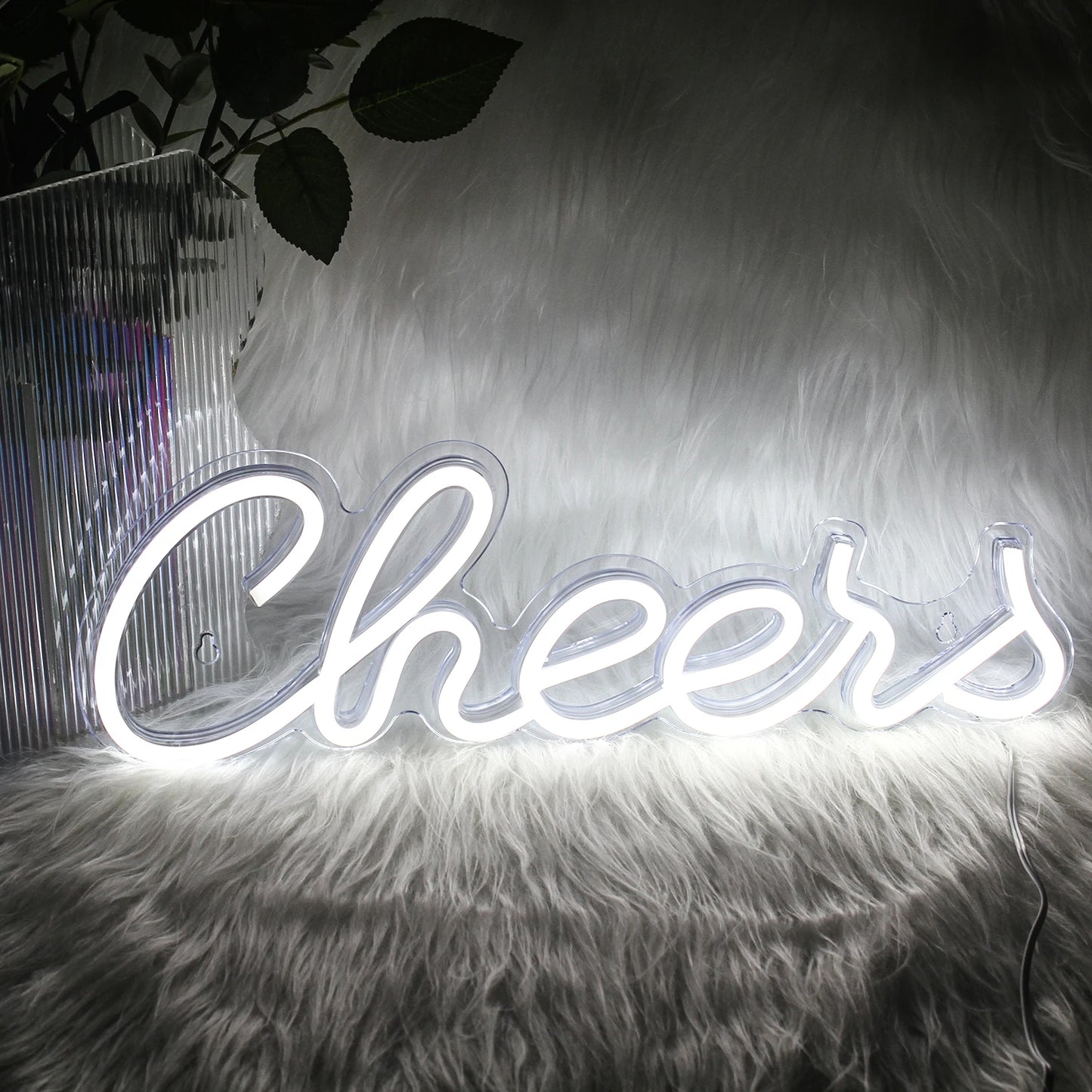 Cheers 5V USB LED Neon Sign - Budget Friendly
