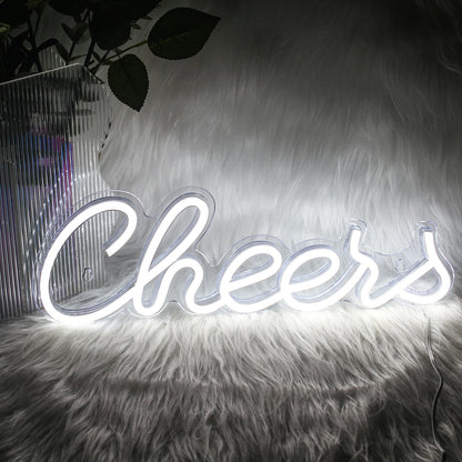 Cheers 5V USB LED Neon Sign - Budget Friendly