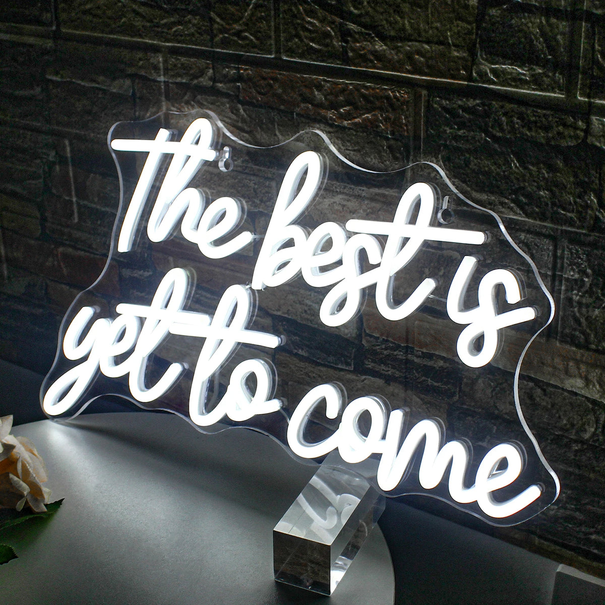 The Best is Yet to Come – LED-neonbord (5 V USB)