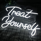 Treat Yourself 5V USB LED Neon Sign - Budget Friendly