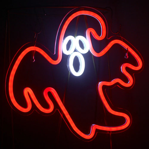 Halloweenmotief – LED-neonbord (5 V USB)