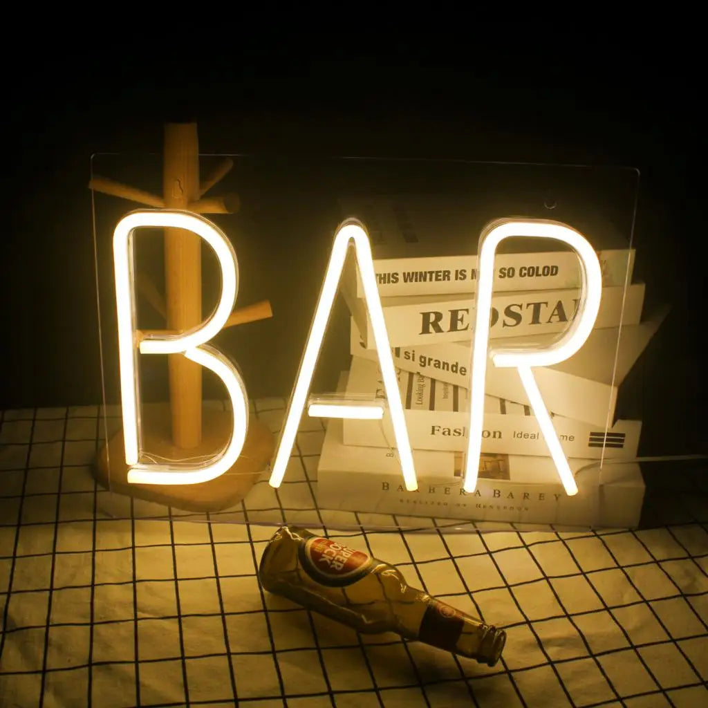 BAR 5V USB LED Neon Sign - Budget Friendly