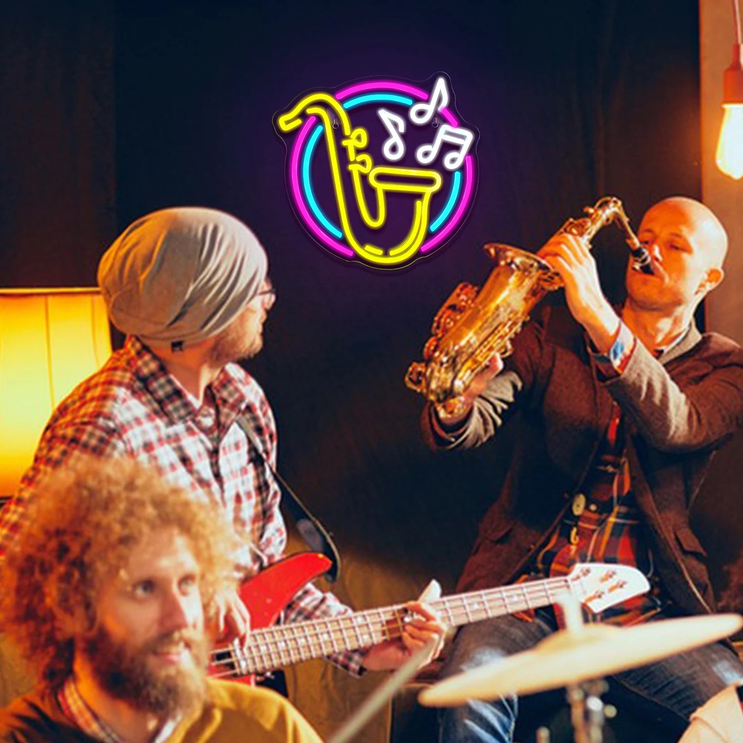 Saxophone 5V USB LED Neon Sign - Budget Friendly