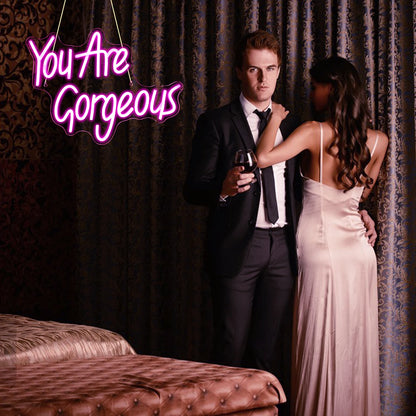You Are Gorgeous 5V USB LED Neon Sign - Budget Friendly