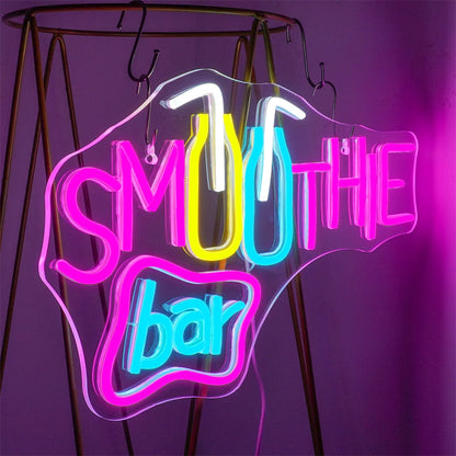 Smoothie Bar 5V USB LED Neon Sign - Budget Friendly