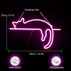 Kat – LED-neonbord (5 V USB)