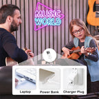 Music World 5V USB LED Neon Sign - Budget Friendly