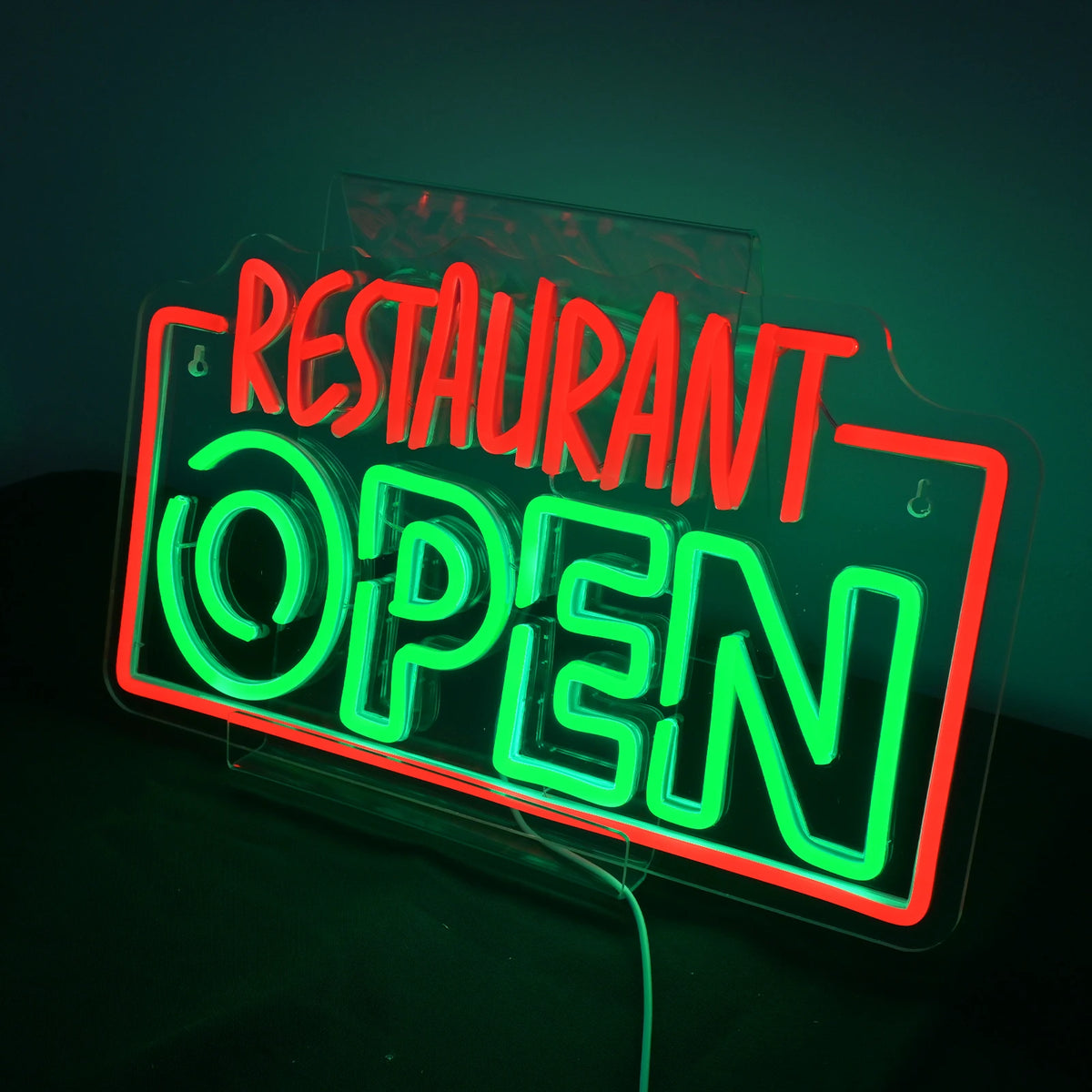 Restaurant OPEN – LED-neonreclame (5 V USB)