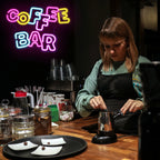 Coffee Bar – LED-neonreclame (5 V USB)