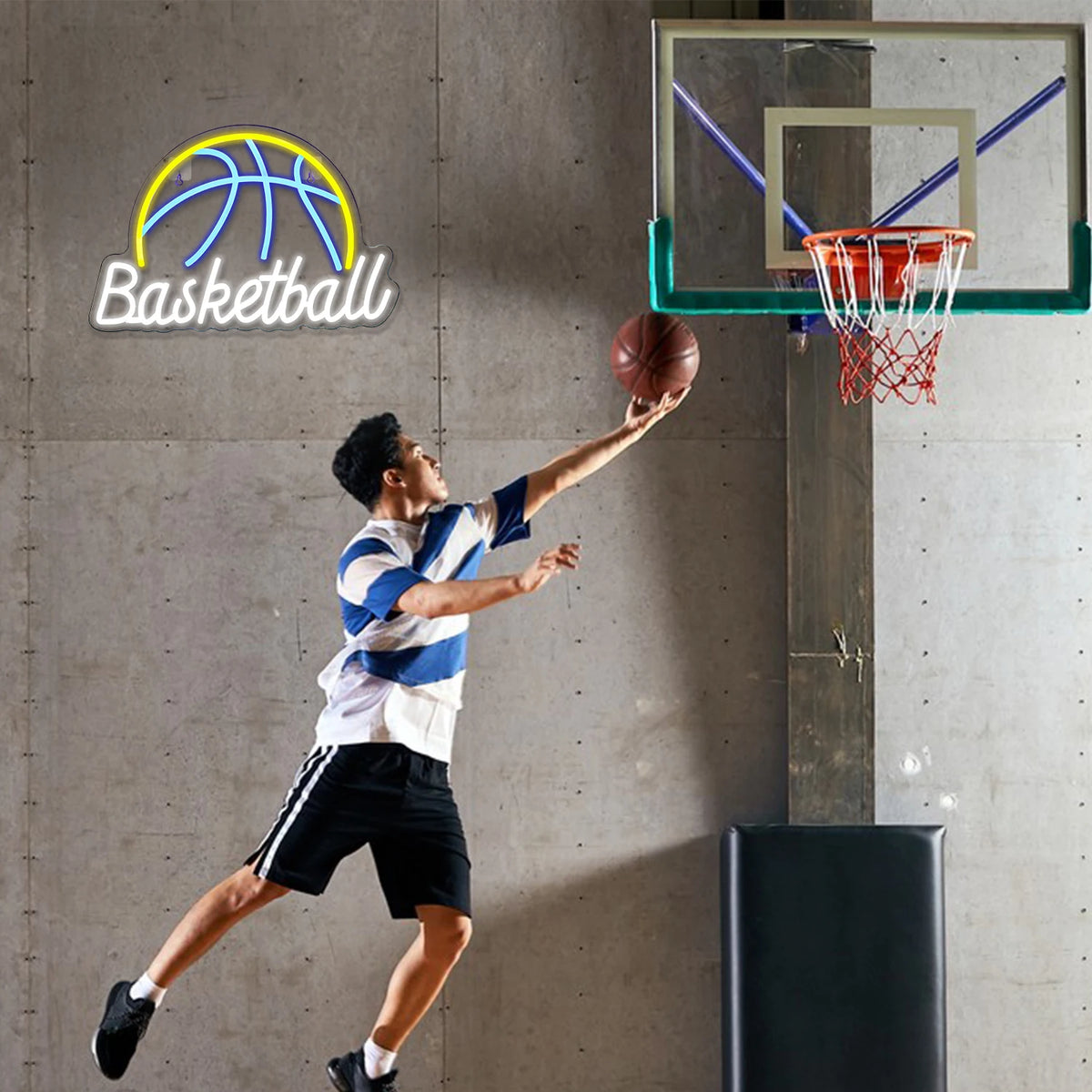 Basketball 5V USB LED Neon Sign - Budget Friendly