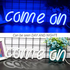 Come On – LED-neonbord (5 V USB)