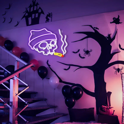 Skull 5V USB LED Neon Sign - Budget Friendly