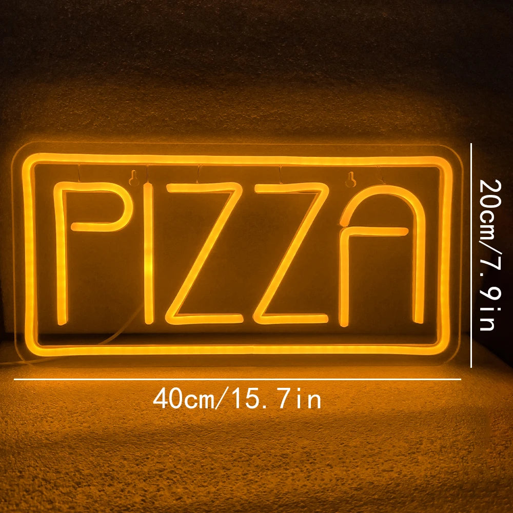 PIZZA – LED-neonreclame (5 V USB)