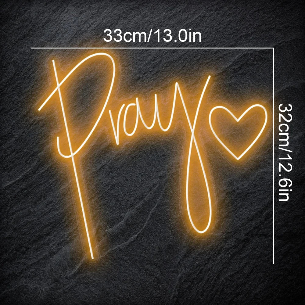 Church 5V USB LED Neon Sign - Budget Friendly