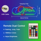RGB Open – LED-neonbord (5 V USB)