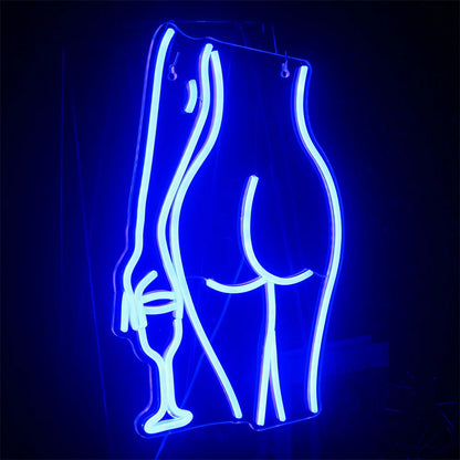 Sexy Lady 5V USB LED Neon Sign - Budget Friendly