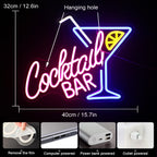 Cocktailbar 5V USB LED Neon Sign - Budgetvriendelijk