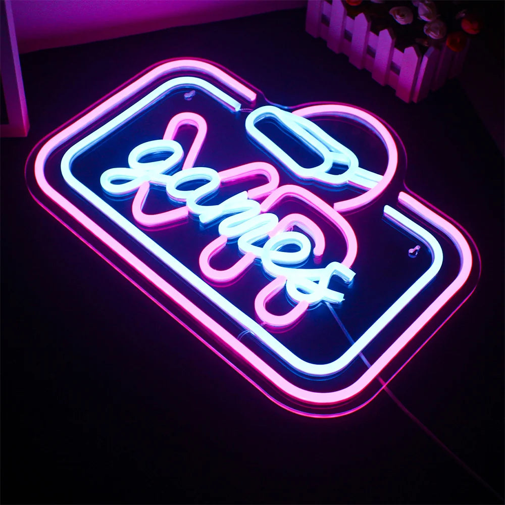 VR Game 5V USB LED Neon Sign - Budget Friendly
