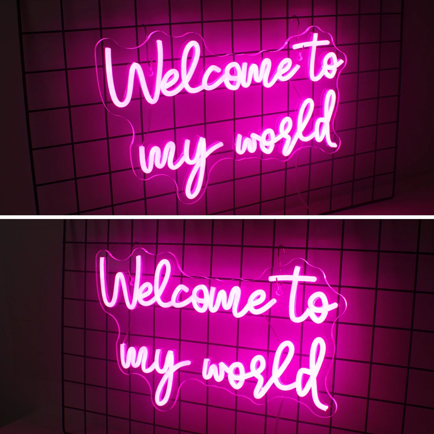 Welcome to my world 5V USB LED Neon Sign - Budget Friendly