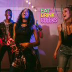 Eat Drink Cheers – LED-neonreclame (5 V USB)