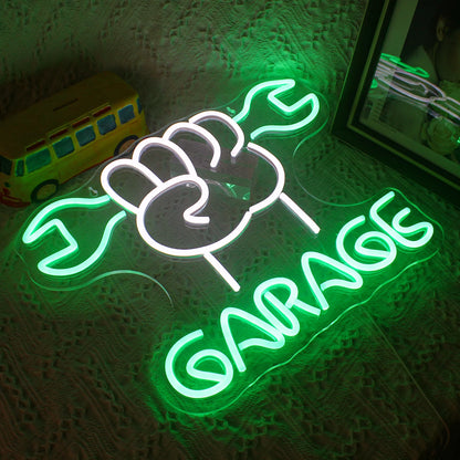 Garage 5V USB LED Neon Sign - Budget Friendly