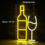 Champagne BAR 5V USB LED Neon Sign - Budget Friendly