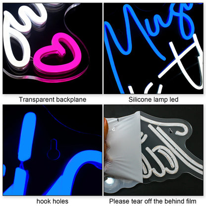 Music is the answer 5V USB LED Neon Sign - Budget Friendly