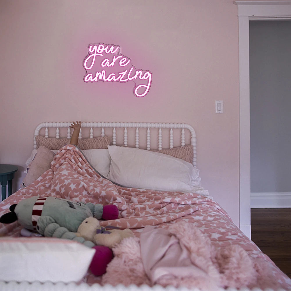You Are Amazing 5V USB LED Neon Sign - Budget Friendly