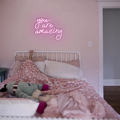 You Are Amazing 5V USB LED Neon Sign - Budget Friendly