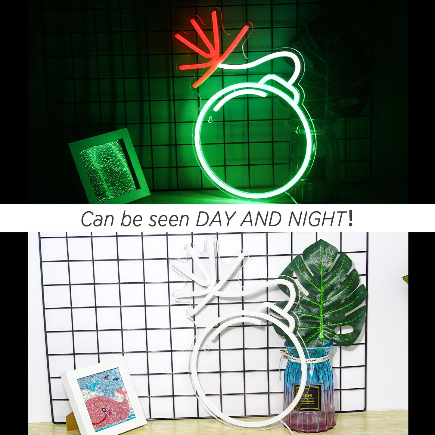 Green 5V USB LED Neon Sign - Budget Friendly