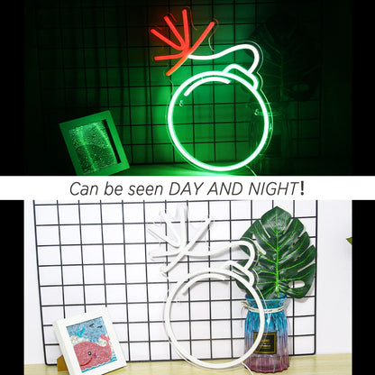 Green 5V USB LED Neon Sign - Budget Friendly