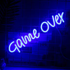 Game Over 5V USB LED Neon Sign - Budget Friendly