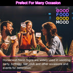 Good Food Good Mood 5V USB LED Neon Sign - Budget Friendly