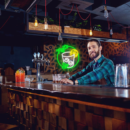 Mojito 5V USB LED Neon Sign - Budget Friendly