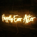 Happily Ever After 5V USB LED Neon Sign - Budget Friendly