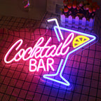 Cocktailbar 5V USB LED Neon Sign - Budgetvriendelijk