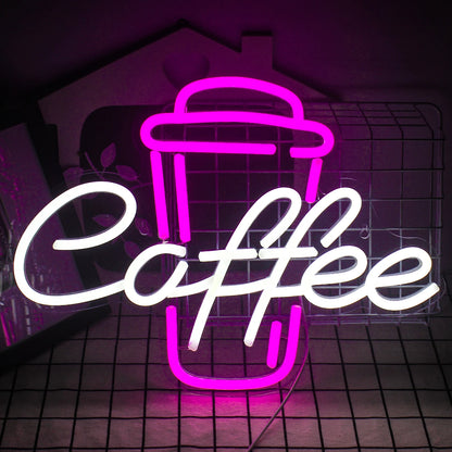 Coffee 5V USB LED Neon Sign - Budget Friendly