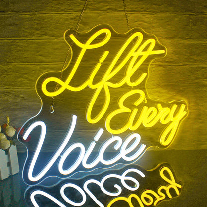 Life Every Voice 5V USB LED Neon Sign - Budget Friendly