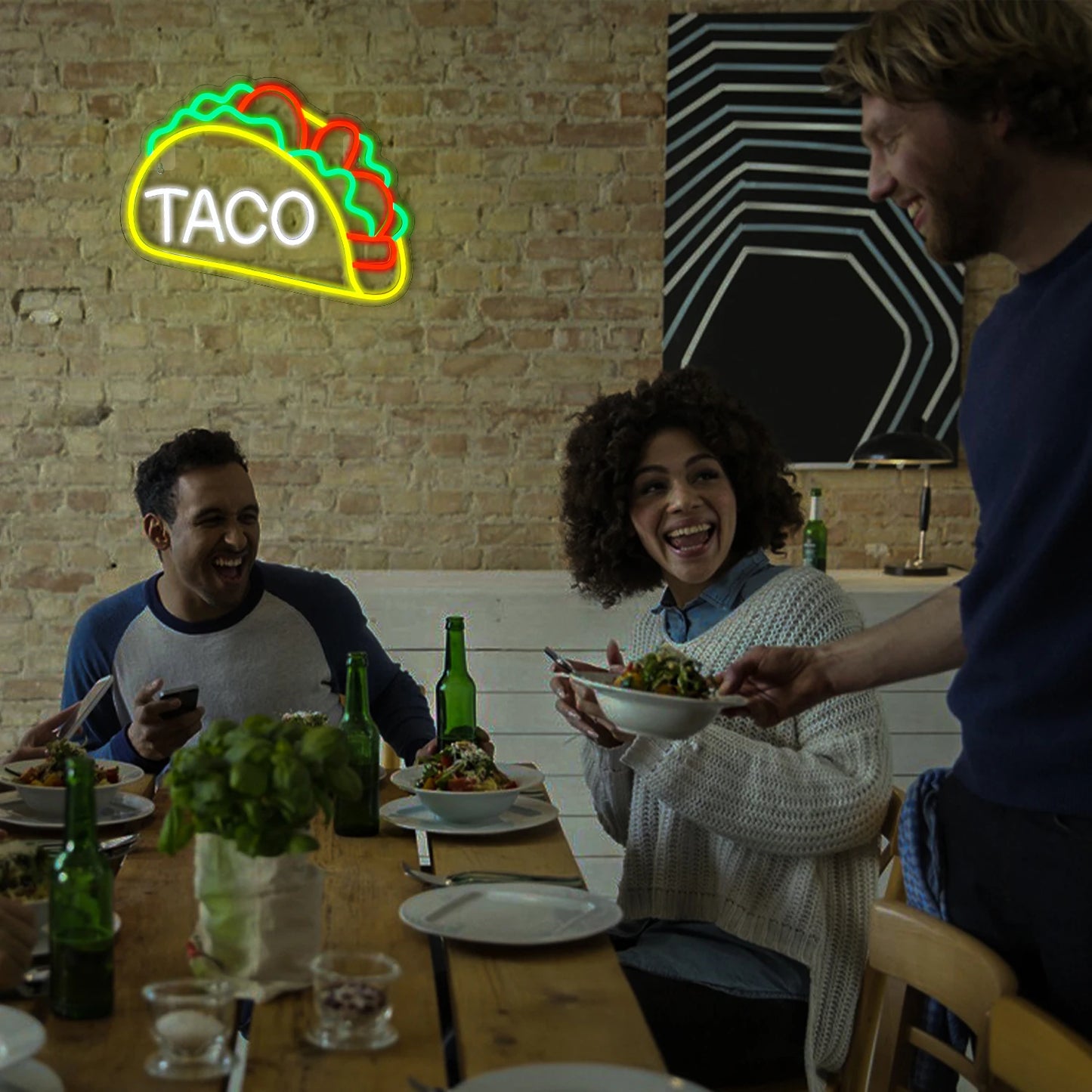 Tacos 5V USB LED Neon Sign - Budget Friendly